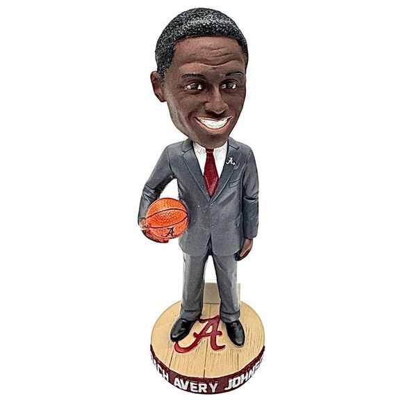 Coach Avery Johnson Bobblehead University Of Alabama Crimson Tide Basketball New - Picture 2 of 5